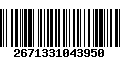 Código de Barras 2671331043950