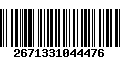 Código de Barras 2671331044476