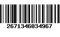 Código de Barras 2671346034967