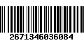 Código de Barras 2671346036084