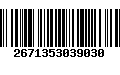 Código de Barras 2671353039030