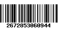 Código de Barras 2672853060944