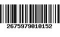 Código de Barras 2675979010152