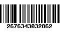 Código de Barras 2676343032862