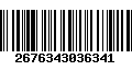 Código de Barras 2676343036341