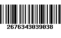 Código de Barras 2676343039038