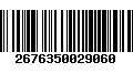 Código de Barras 2676350029060