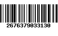 Código de Barras 2676379033130