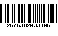 Código de Barras 2676382033196