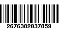 Código de Barras 2676382037859