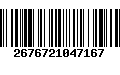 Código de Barras 2676721047167