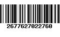 Código de Barras 2677627022760