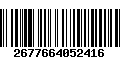 Código de Barras 2677664052416