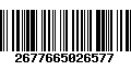 Código de Barras 2677665026577