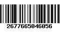 Código de Barras 2677665046056