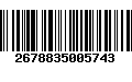 Código de Barras 2678835005743