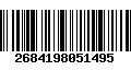 Código de Barras 2684198051495