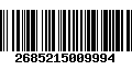 Código de Barras 2685215009994