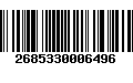 Código de Barras 2685330006496