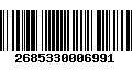 Código de Barras 2685330006991