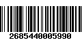 Código de Barras 2685440005990