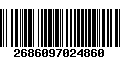 Código de Barras 2686097024860