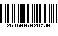 Código de Barras 2686097028530