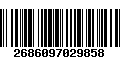 Código de Barras 2686097029858