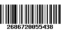 Código de Barras 2686720055438