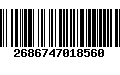 Código de Barras 2686747018560