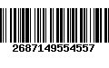 Código de Barras 2687149554557