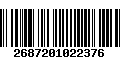 Código de Barras 2687201022376