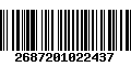 Código de Barras 2687201022437