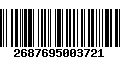 Código de Barras 2687695003721