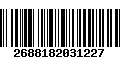 Código de Barras 2688182031227