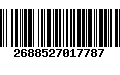 Código de Barras 2688527017787