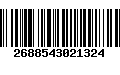 Código de Barras 2688543021324