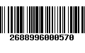 Código de Barras 2688996000570