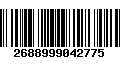 Código de Barras 2688999042775