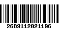 Código de Barras 2689112021196