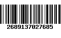 Código de Barras 2689137027685