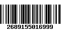 Código de Barras 2689155016999