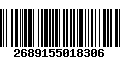 Código de Barras 2689155018306