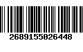 Código de Barras 2689155026448