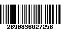 Código de Barras 2690836027258