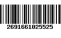 Código de Barras 2691661025525