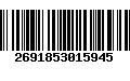 Código de Barras 2691853015945