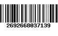 Código de Barras 2692668037139