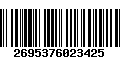 Código de Barras 2695376023425