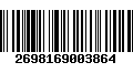 Código de Barras 2698169003864